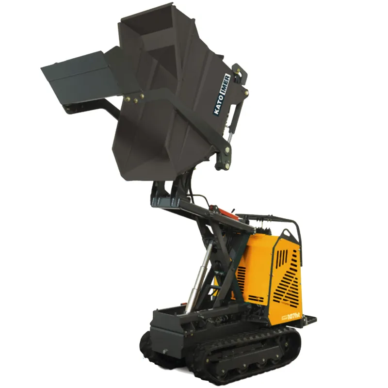 Mini dumper oruga alta descarga 700 kg