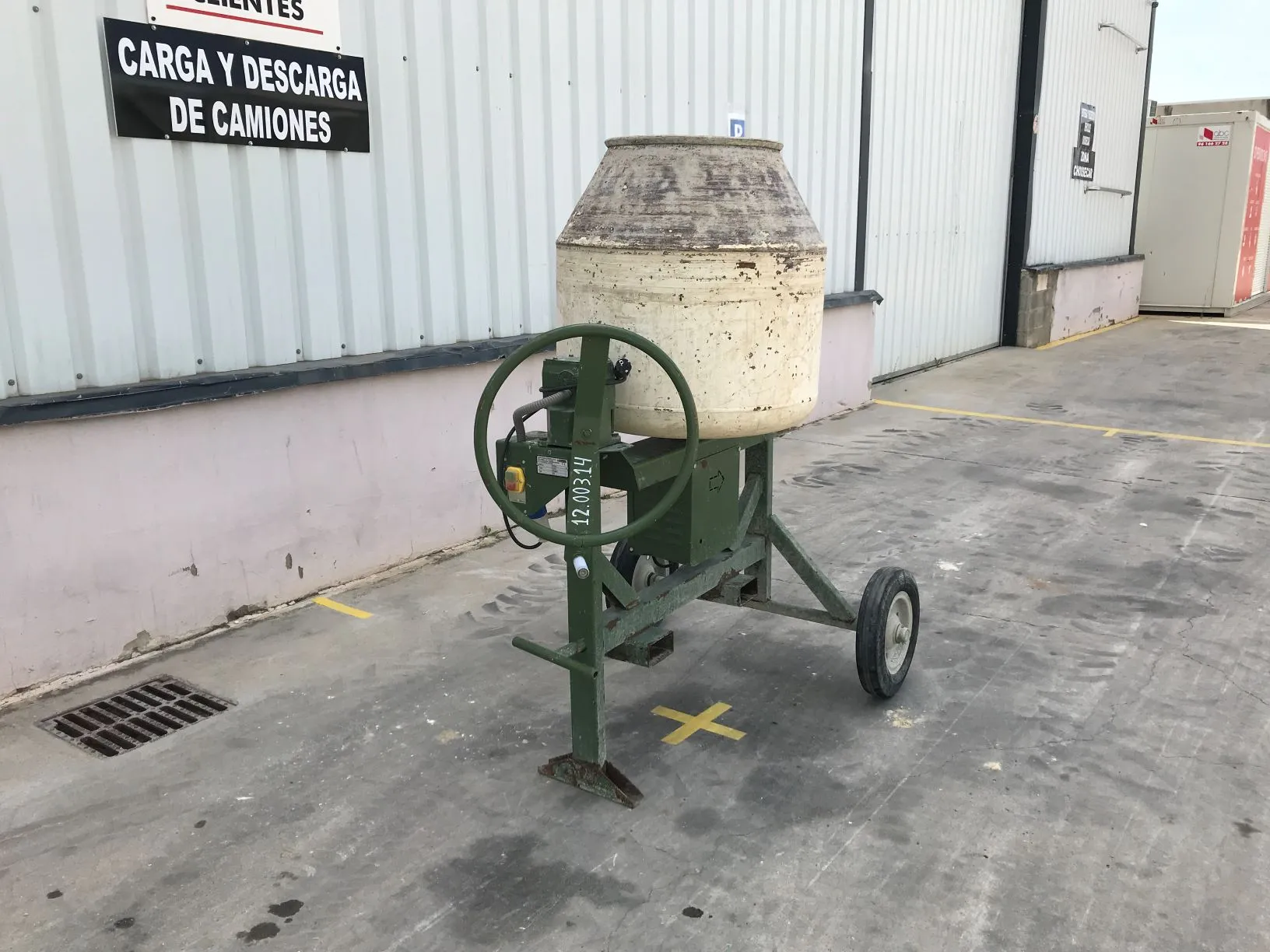 Hormigonera Monofásica 160L Amasado