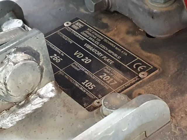 Plancha Vibrante Unidireccional 50cm 105Kg foto 6