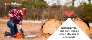 alquiler de motosierras